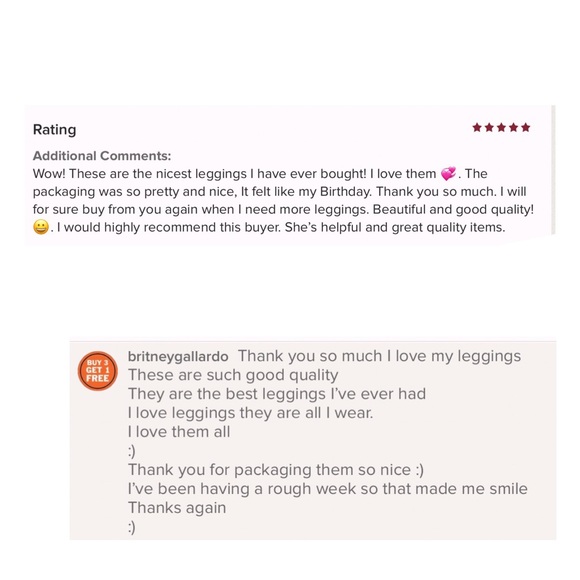 🦄Unicorn Leggings New - Picture 6 of 7